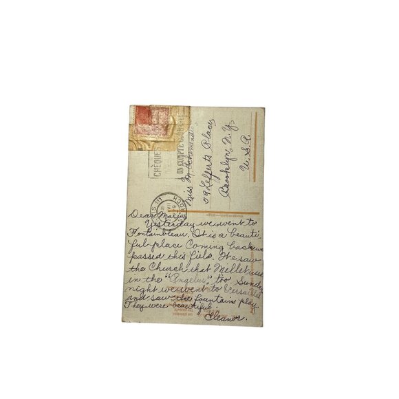 Antique Postcard 1920 Three Ladies Picking Up Straw  Artwork "The Gleaners"  u - Picture 3 of 3